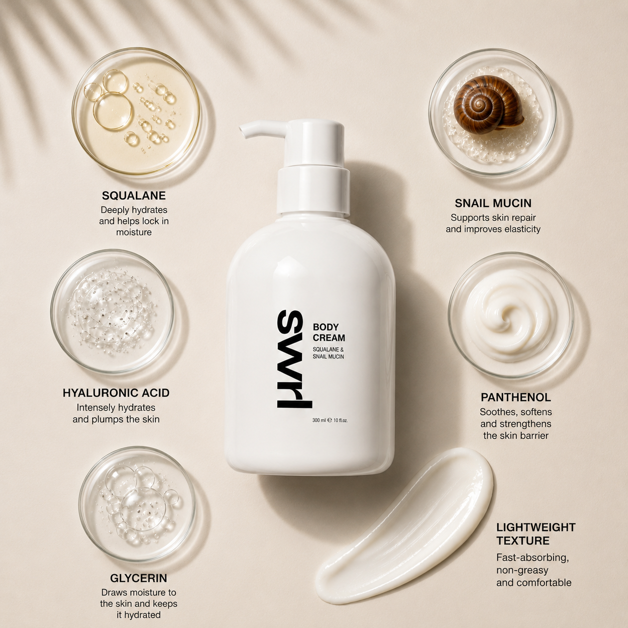 Kūno Kremas, 300ml