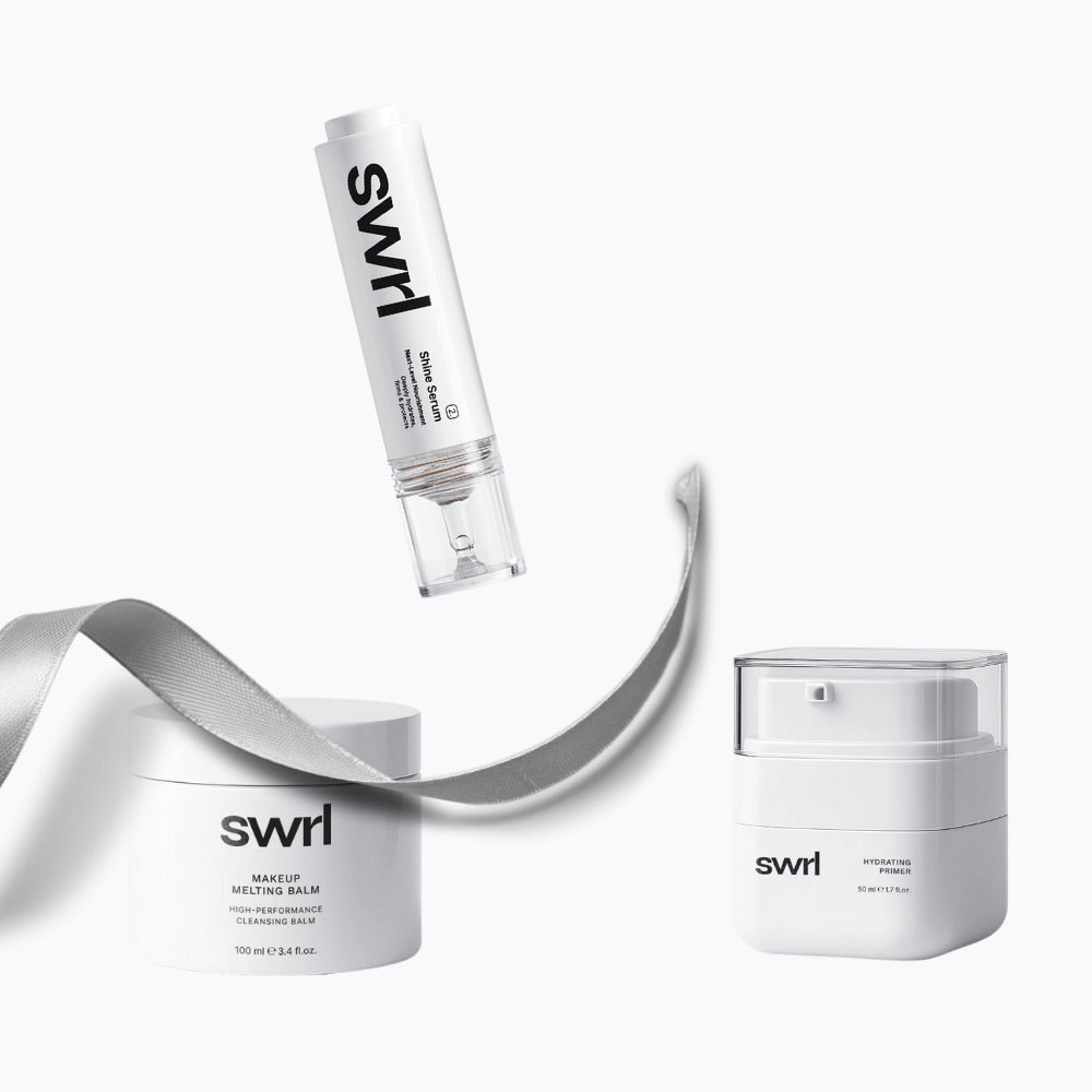 Makiažą tirpdantis balzamas + Serumas + Drėkinamasis makiažo pagrindas