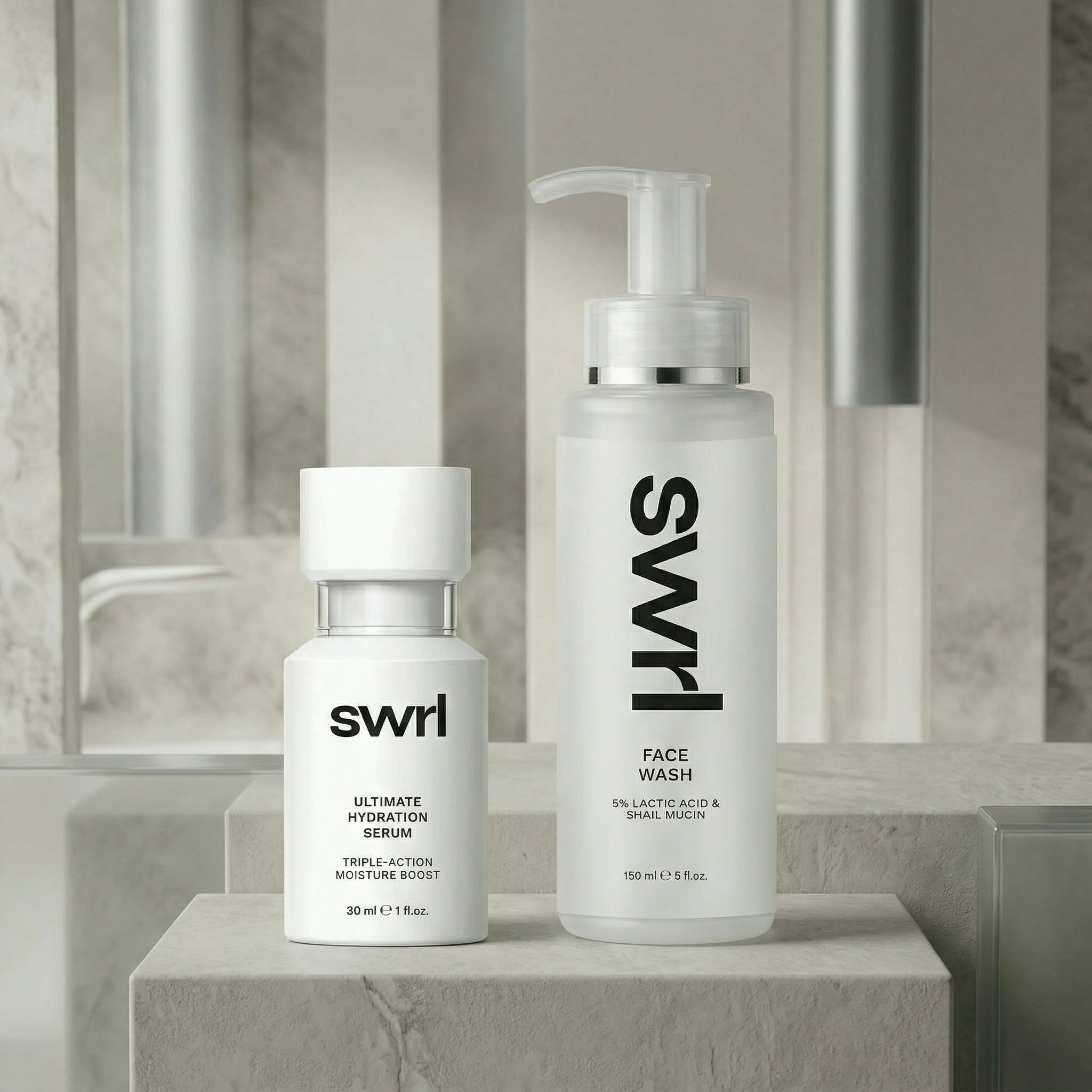 Ultimate Hydration Serum and Gentle Face Wash