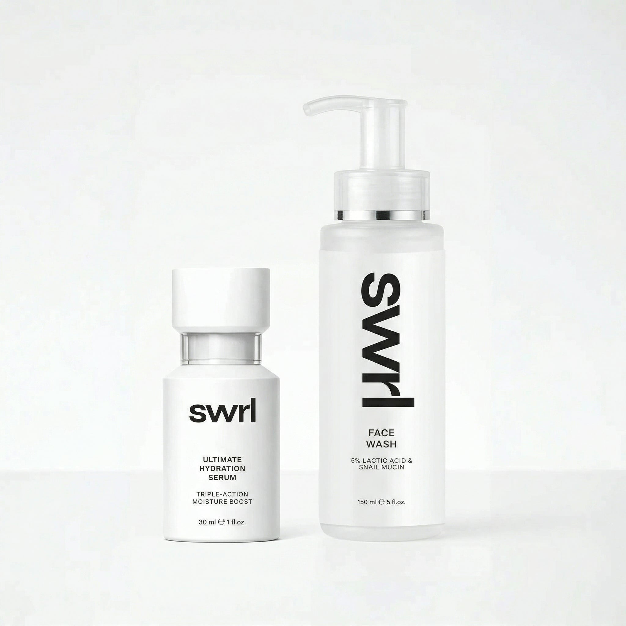 Intensyvaus drėkinimo serumas ir Švelnus veido prausiklis